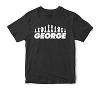Personalised BoysChess T Shirt, Kids Custom Chess Gifts Boys Tee, Christmas and Birthday Gifts for Son who Loves Playing Chess