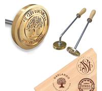 Personalised Branding Iron for Wood,Custom Logo Branding Iron,Durable Custom Logo Metal Irons for Wood Burning Stamp Leather Meat, Wood Working Handcrafted by Design.