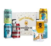 Personalised BrewDog Hoppy Christmas Craft Beer Gift Set - 5 x 330ml Cans | Custom Christmas for Him or Her | BrewDog IPA & Pale Ale Selection by Beerhunter