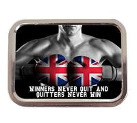 Personalised British Boxer Boxing St153 2oz Tobacco Tin | Baccy Storage | Pill Box | Cigarette Rolling Stash Can