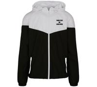 Personalised Build Your Brand Printed Two-Tone Tech Windrunner Jacket Casual Gym