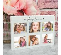 Personalised Building Blocks Photo Plaque | Custom Wording Gift for Any Occasion | Family Friends Keepsake | Medium & Large | Fun Novelty Decor