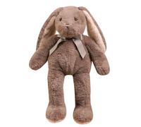Personalised Bunny Stuffed Animal with Embroidered Name on Ears, Custom Stuffed Bunny Plush with Text as Personalised Gifts Plushie Rabbit for Boys Girls, Kids First Easter Gift