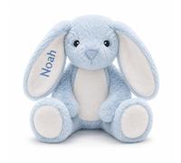 Personalised Bunny Teddy Embroidered Baby Gift Plush Soft Toy Christening