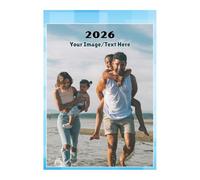 Personalised Calendar 2026-12 Photographs 1 for Each Month, UK- Ireland, A4 Spiral Bound Wall Hanging Planner/Organiser