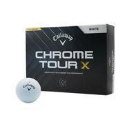 Callaway Golf Chrome Tour X Premium Golf Ball 2024, White, One Dozen