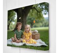 Personalised Canvas Photo Framed Prints Multiple Photos Canvas, Large Gallery Wrapped, - Perfect for Home Pictures, Living Room Decor Frames and Family Wall Art Gifts For Woman Custome (46L X 31W)