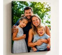 Personalised Canvas Print from Your Photo | Custom Picture Wall Art | Gallery Wrapped HD Photo Canvas with Fade-Resistant Colours | Personalised Gift for Family, Weddings, Pets A4 8X12 Inch