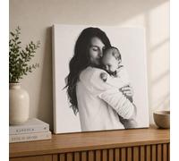Personalised Canvas Print from Your Photo | Custom Picture Wall Art | Premium Water-Resistant Ink, Ready to Hang | Gift for Home, Office, Bedroom (22 X 22 Inch)