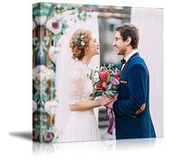 Personalised Canvas Print from Your Photo | Custom Picture Wall Art | Premium Water-Resistant Ink, Ready to Hang | Gift for Home, Office, Bedroom (8 X 8 Inch)