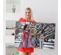 Personalised Canvas Wall Art - Custom Photo Print for Stylish Home Décor, Family Memories & Special Occasions 76x38cm (30x15In) Depth 20mm Large Rectangle