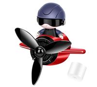 Personalised Car Air Freshener Retro Pilot Air Vent Clips with Rotating Wing Decorative Car Interior Car Vent Air Freshener Car Aromatherapy Diffuser 2.5x2.9 In with Gardenia Fragrance Tablets