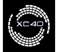 Personalised Car Door Light Projector for Volvo XC-40 XC-60 XC-90, Car Welcome Entry Lights Projection Custom,A XC40-2