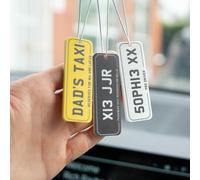Personalised Car Ornament Hanging Car Number Plate Any Image Driving Test Pass Gift Idea First Car Charm Gift Registration Plate Design
