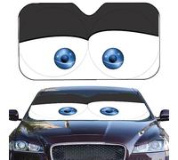 Personalised Car Windshield Sun Shade with 1-4 Photo, Custom Windscreen Sun Shade Design Your Own Photo Logo Text Foldable Reflective Sun Visor UV Rays Protector for Sedan, SUV Windshield