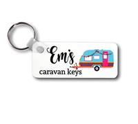 Personalised Caravan keys keyring new caravan gift campervan keys novelty keyring keyfob