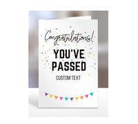 Personalised Card with Text, Congratulations you've passed, A5-175_1