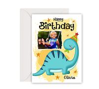 Personalised Cards Best Friend Bestie Cards Greeting Cards Print on Both Sides Card with Envelope with Any Photo & Name & Text for Women Her Girls Classmate Roommate Friend (Photo-2)