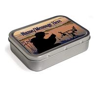Personalised Carp Fishing 2oz Tobacco Tin| Bait | Baccy Storage | Pill Box | Cigarette Rolling Stash Can ST156