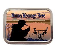 Personalised Carp Fishing st156 2oz Tobacco Tin | Baccy Storage | Pill Box | Cigarette Rolling Stash Can