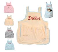 Personalised Cat Apron Carrier, Custom Text Pet Sleeping Bag, Customised Cat Sling Carrier Bag, DIY Hands-Free Soft-Sided Pouch Sling for Small Animals Gifts (Yellow)