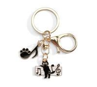 Personalised Cat Keyring, Cute Gifts for Her, Friendship Gifts for Women, Birthday Present for Mum, Unique Cat Lovers Keychain, Bag Charm Key Chain, Gifts for Women