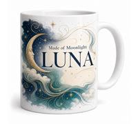 Personalised Celestial Mug Made Of Moonlight Art Nouveau Gift