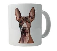 Personalised Ceramic Mug American H Terrier Staring Coffee Cups Multicoloured Drinking Cups for Friend Hot Drinks 330ml