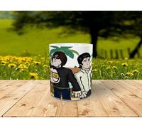 Personalised Ceramic Mug "Oasis" 073 350 ml for Rock Lovers Waiting for Their Return, Ideal for Birthdays, Christmas, Secret Santa