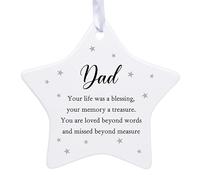 Personalised Ceramic Ornament Gift | Missed Beyond Measure Memorial Decoration with Name