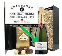 Personalised Champagne Gift Set - Champagne and Chocolate Hamper