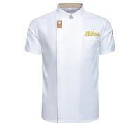 Personalised Chef Jacket for Men Women, Custom Embroidered Short Sleeve Chef Coat, Breathable Professional Chef Shirt for Restaurant Kitchen Work Uniform