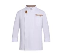 Personalised Chef Jacket For Men & Women, Custom Professional Lightweight Long Sleeve Chef Jackets With Embroidered Text, Personalised Gifts For Culinary Enthusiasts, M-4XL