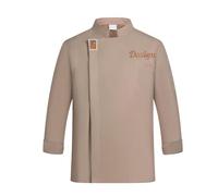 Personalised Chef Jacket For Men & Women, Custom Professional Lightweight Long Sleeve Chef Jackets With Embroidered Text, Personalised Gifts For Culinary Enthusiasts, M-4XL