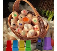 Personalised Chicken Eggs Stamps,Custom Egg Stamps, Unique Designs Custom Marking for Farm,1.2" x 1.2", Large Logo Stamp, Chicken Egg Stamp (Style 2)