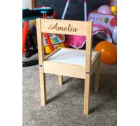 Personalised Childrens Kids Ikea Latt SINGLE CHAIR, Any Name engraved