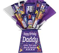 Personalised Chocolate Bouquet Made with Cadbury Chocolates - Gift Hamper | Select from 20+ Designs for Birthday, Christmas, Congratulations & More - Add Your Own Personalised Message