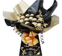 Personalised Chocolate Gift Hamper Bouquet Compatible With (FERRERO) BLACK