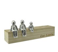 Personalised Choose Your Own Family Combination Metal Sculpture Figurines - Christmas, Fathers Day, Mothers Day, (1 Child)