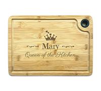 Personalised Chopping Board | Cheese Board | Cutting Board - The Queen of The Kitchen