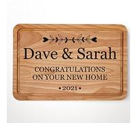 Personalised Chopping Board, Personalised New Home Gifts, Name and Date, Couple Kitchen Accessories House Warming Gift