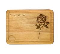 Personalised Chopping Board Rose England St George Wood Cheese Board Serving Board Cutting Novelty Gift