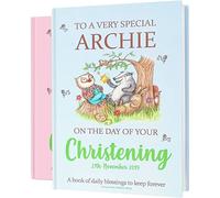 Personalised Christening Gift for Grandson, Granddaughter, Godson, Goddaughter. A Very Special Book of Daily Blessing with Beautiful Rhyming Words