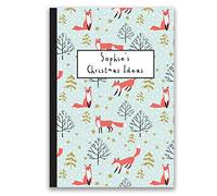 Personalised Christmas A5 Notebook by Paper Themes - Fox