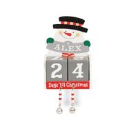 Personalised Christmas Advent Block Calendar (Alex)