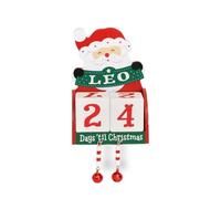 Personalised Christmas Advent Block Calendar (Leo)