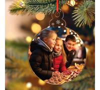 Personalised Christmas Bauble Decorations 2025 Custom Photo Xmas Baubles Gifts Christmas Tree Decorations Ornament Gifts For Mom Dad, Kids, & Friends