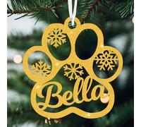 Personalised Christmas Bauble, Personalised Christmas Tree Decorations 2025, Custom Xmas Baubles, Glitter Hanging Xmas Tree Ornaments with Any Name for Son Daughter Kids Friends (Design 1)