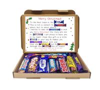 Personalised Christmas Best Team/Boss gift Treat Box Hug in a box, hamper Sweet gift in the world/Poem Employee Appreciation Corporate Employee - Team - From I/Me