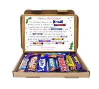 Personalised Christmas Best Team/Boss gift Treat Box Hug in a box, hamper Sweet gift in the world/Poem Employee Appreciation Corporate Employee - Boss - From We/Us